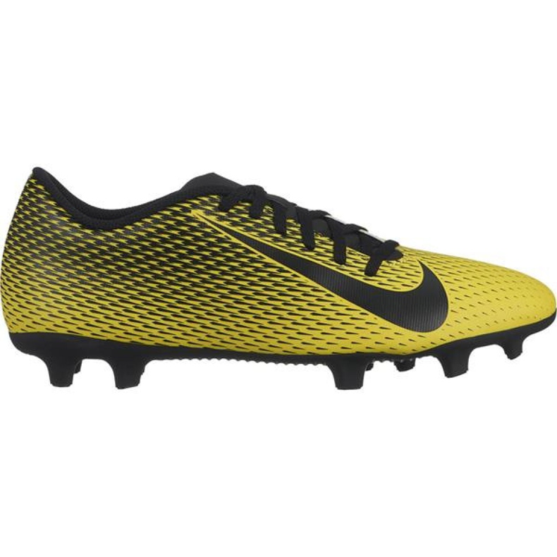 Botas de fútbol Nike Bravata Ii Fg M 844436-701 negro amarillo