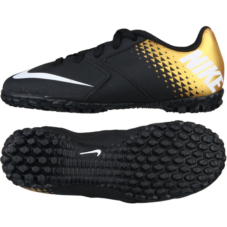 Zapatillas de fútbol Nike Bomba X Tf Jr 826488-077 negro negro