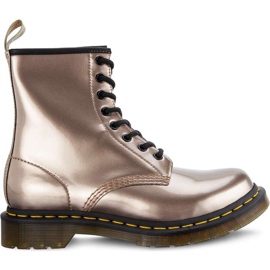 Dr. Martens 1460 Vegan Chrome Rose Gold amarillo multicolor