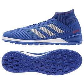 Botas de fútbol adidas Predator 19.3 Tf M BB9084 multicolor azul