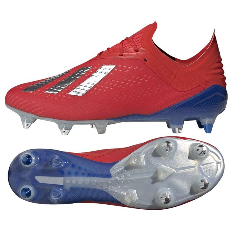Botas de fútbol adidas X 18.1 Sg M BB9359 rojo rojo