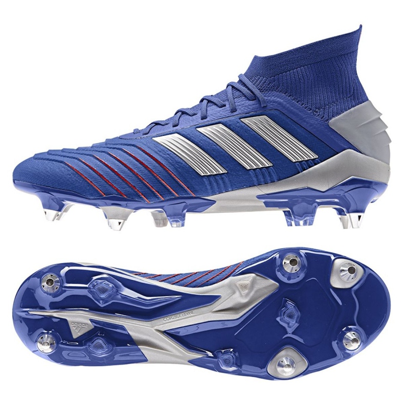 Botas de fútbol adidas Predator 19.1 Sg M BC0312 azul azul Botas de fútbol adidas Predator 19.1 Sg M BC0312 azul azul