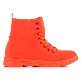 Small Swan Zapatillas Naranja Neón