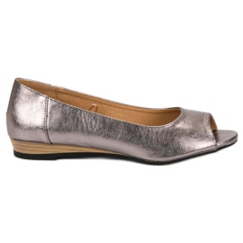 Bailarinas VINCEZA Open Toe gris Bailarinas VINCEZA Open Toe gris