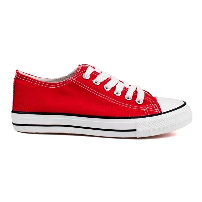 J. Star Zapatillas clásicas rojas rojo