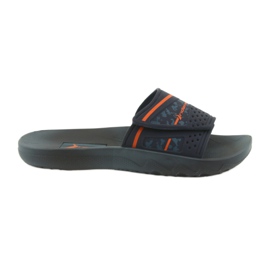 Zapatillas hombre Rider 82500 azul marino ocio naranja