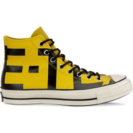 Converse Chuck 70 Gore Tex cuero alto C163226 Bold Citron Black Egret negro amarillo