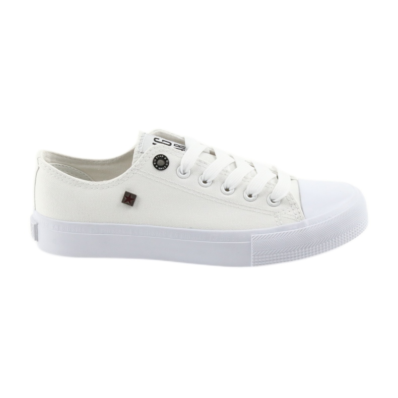 Zapatillas Big Star atadas blanco 274010