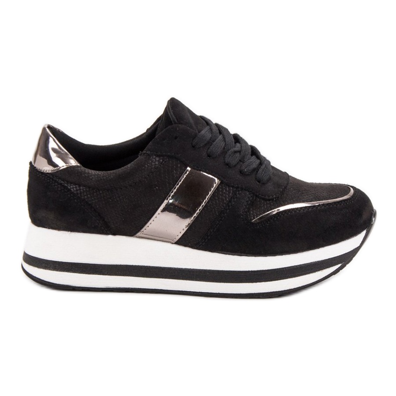 Bestelle Zapatillas negras de moda negro