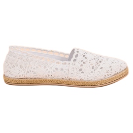 Sweet Shoes Alpargatas de encaje blancas blanco