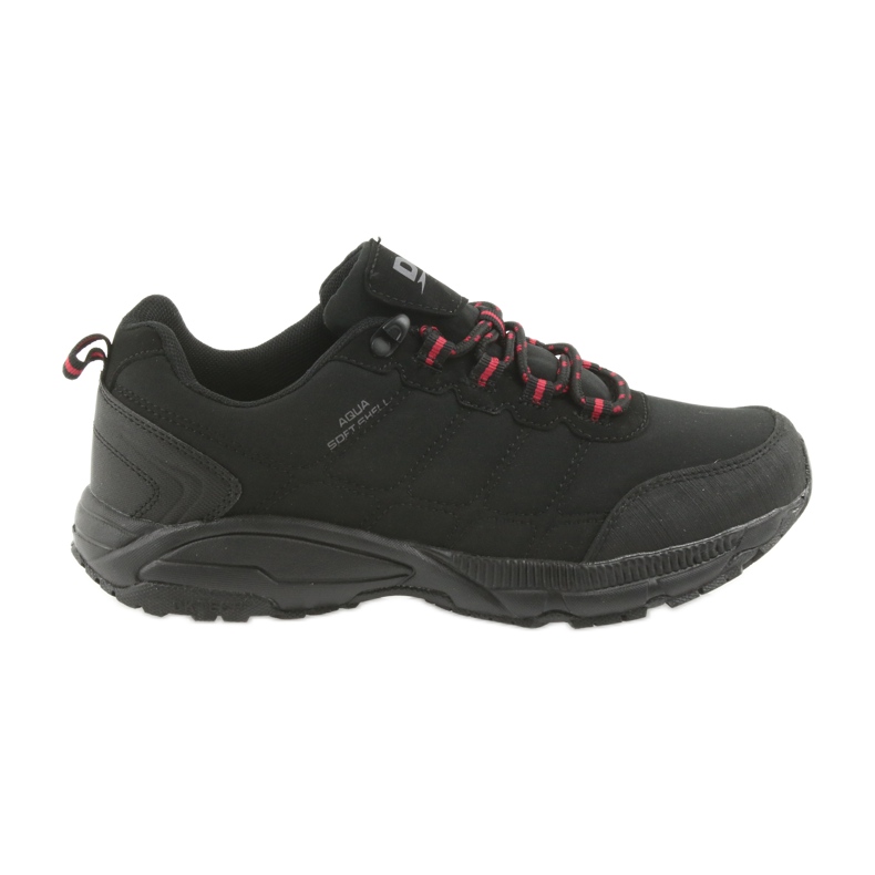 Zapatillas softshell DK 18378 negro rojo