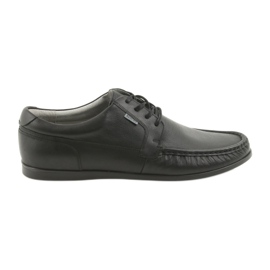 Mocasines de hombre Badura negros atados 3175