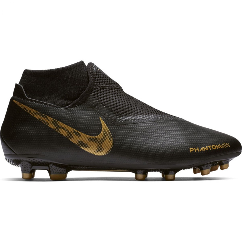 Zapatillas de fútbol Nike Phantom Vsn Academy Df FG / MG M AO3258-077 negro negro