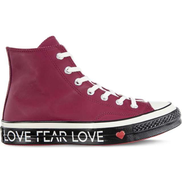 Converse Chuck 70 Rhubarb Egret Negro rojo