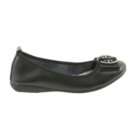 Bailarinas de piel para mujer con lazo Filippo 633 negro Bailarinas de piel para mujer con lazo Filippo 633 negro