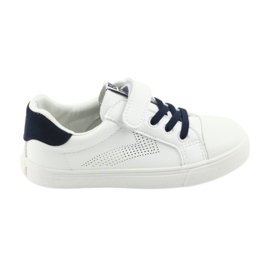 Zapatillas Big Star Velcro 374107 blanco azul marino