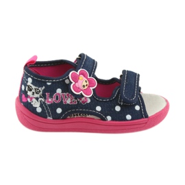 American Club Zapatos para niños, zapatillas americanas, plantilla de piel. blanco rosa azul marino