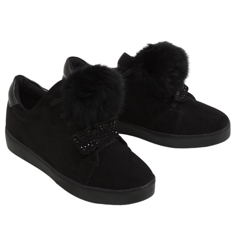 Zapatillas de mujer negras 68-95 Black negro