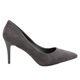 Stilettos gris ante gris 100-828ES-1 Gris