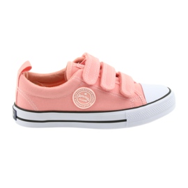 American Club Zapatillas rosa americanas LH49 blanco