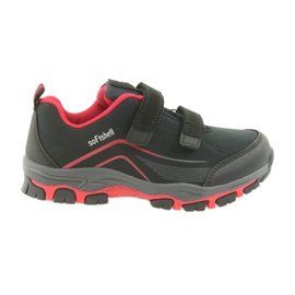 Calzado deportivo infantil ADI American Club WT09 / 19 softshell negro rojo