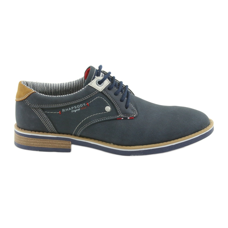 American Club Zapatos de corte bajo para hombre Rhapsody RH08 marrón azul marino