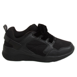 Negro 520-7 Calzado deportivo negro