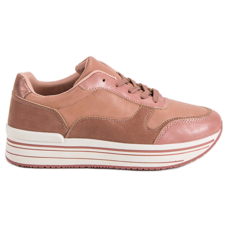Zapatos deportivos rosas rosado