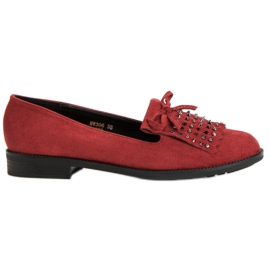 Sergio Todzi Mocasines de ante rojo