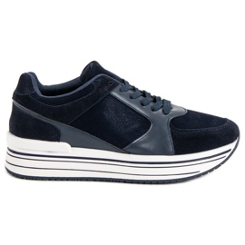 Calzado deportivo cómodo azul azul marino