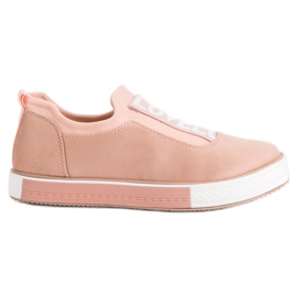 Ideal Shoes Zapatillas sin cordones Lovelo rosa