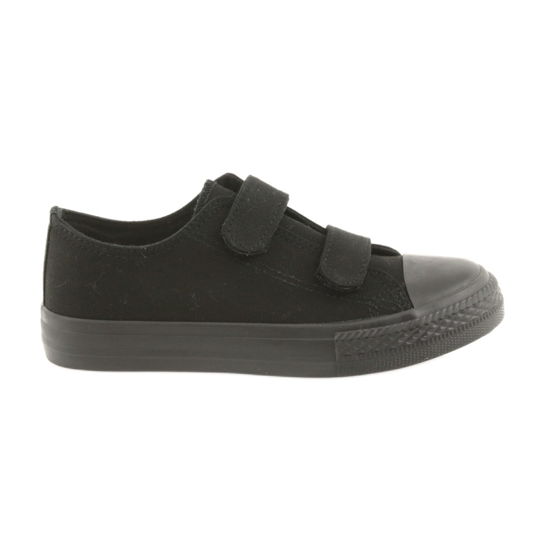 Atletico Zapatillas negras con velcro TDZ-7-V negro