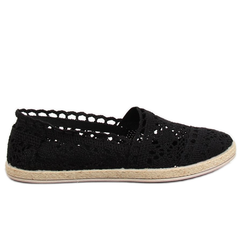 Alpargatas de encaje negras JX1020 Black negro