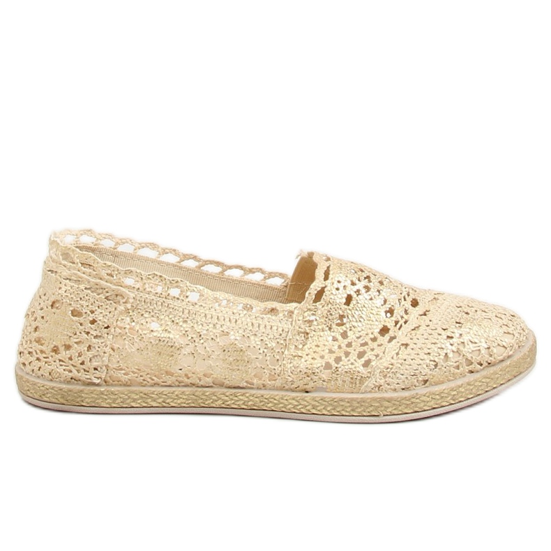 Alpargatas de encaje dorado JX1020 Gold