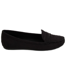 Black Mocasines negros de mujer C18037 Black