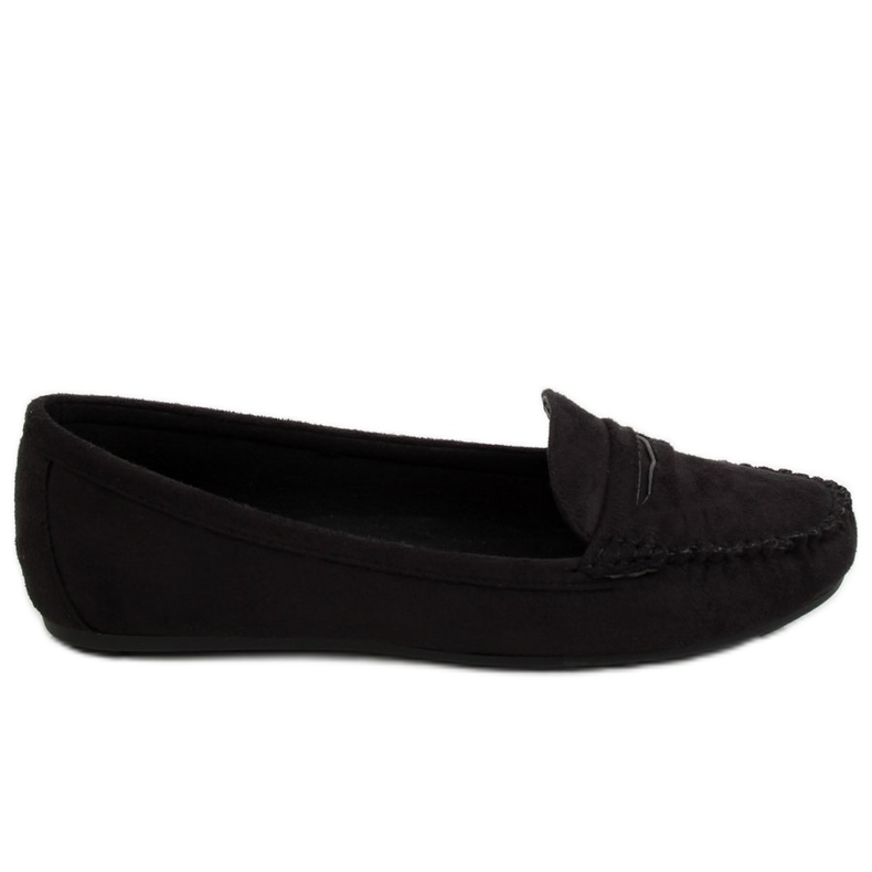 Black Mocasines negros de mujer C18037 Black