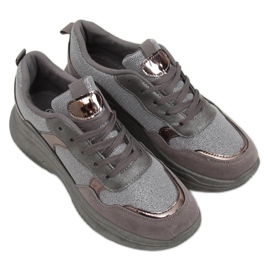 Zapatilla deportiva gris B318-18 Plata