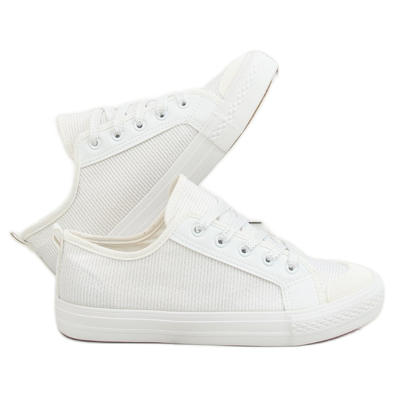 Zapatillas de mujer blancas BOK-1138 White blanco