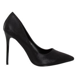 Tacones de mujer negros AT-0596-L Negro