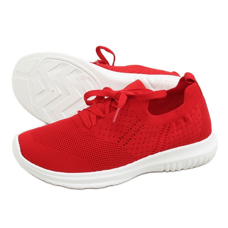 Red LX-9837 Zapatillas deportivas rojas rojo