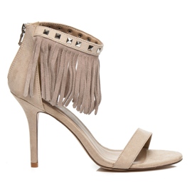 Mermaid Sandalias CON FLECOS, Boho marrón Mermaid Sandalias CON FLECOS, Boho marrón