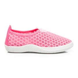 Y&L Zapatillas sin cordones rosas rosado