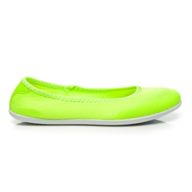 Renda Bailarinas deportivas sin cordones amarillo