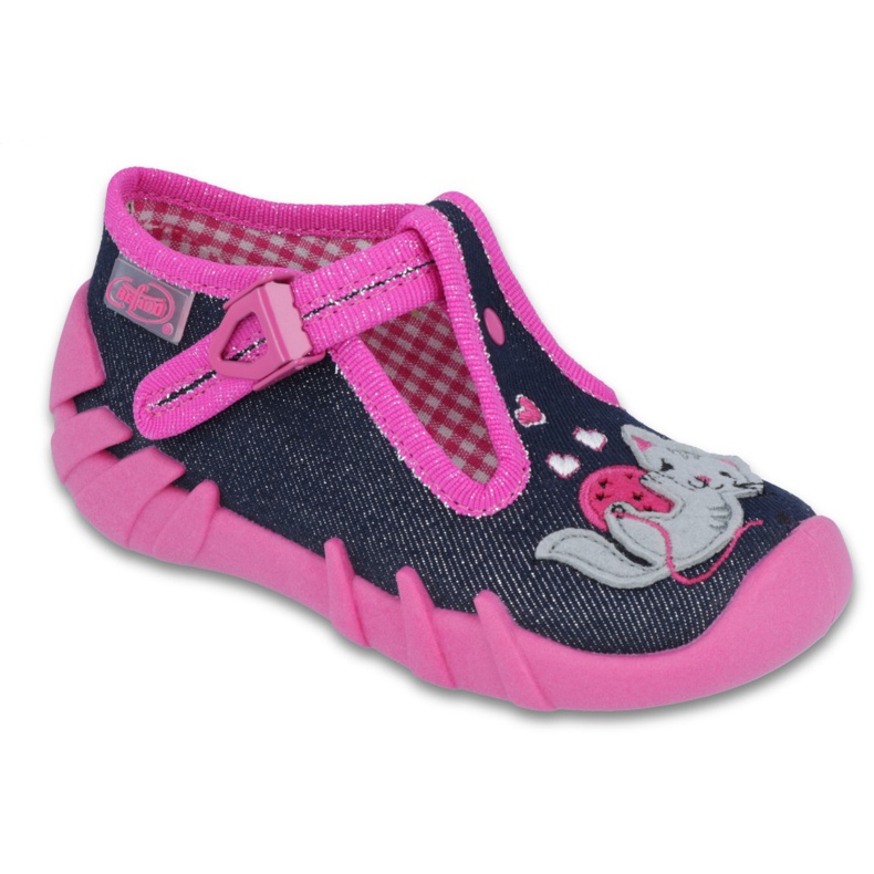 Calzado infantil befado 110P348 rosado azul marino