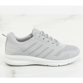 BOK-1181 Calzado deportivo gris plata
