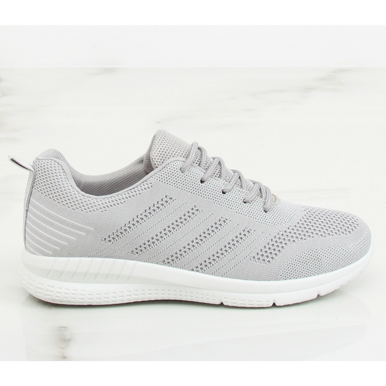 BOK-1181 Calzado deportivo gris plata