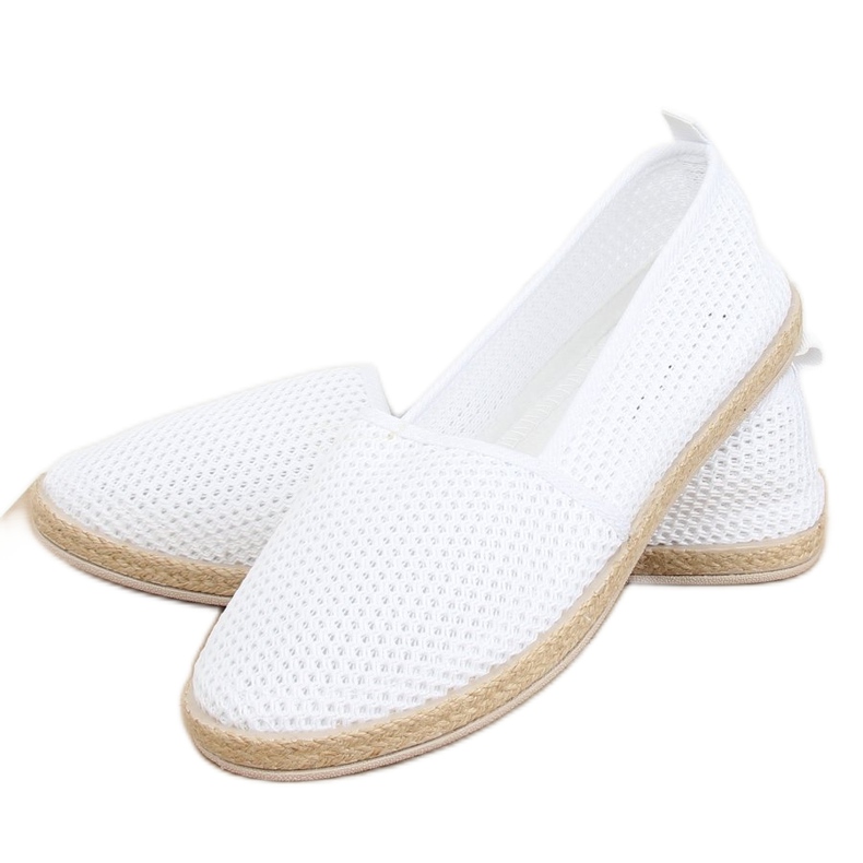 Alpargatas de malla blancas JX1029 Blanco