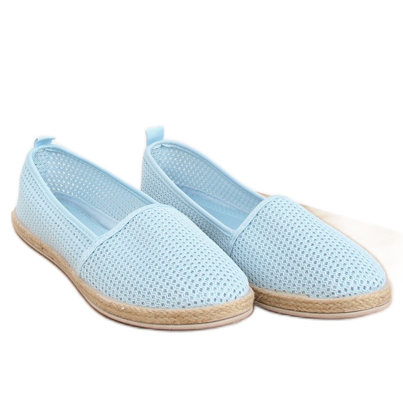 Alpargatas de malla azul JX1029 L.BLUE