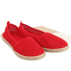 Alpargatas de malla roja JX1029 Rojo