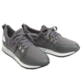 Zapatilla deportiva gris R-385 Gris